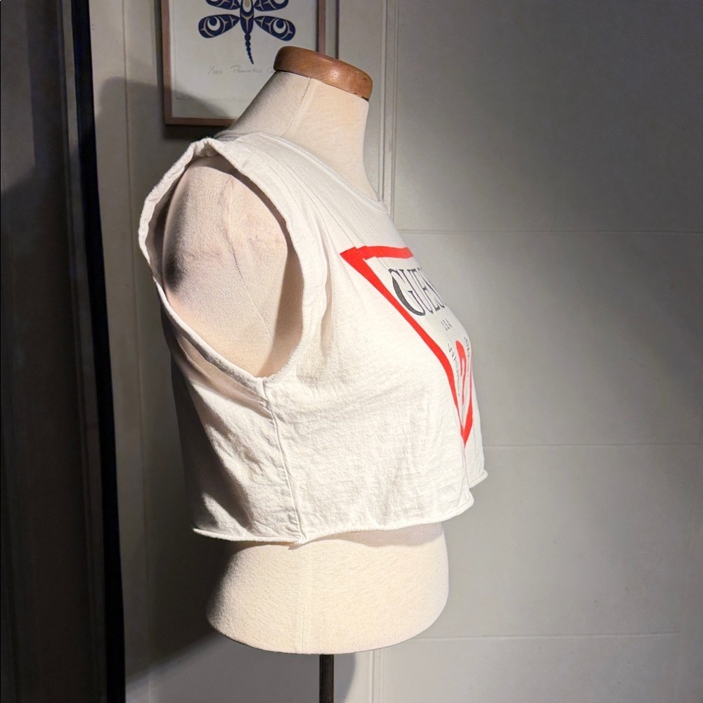 Iconic GUESS Logo Crop Top - Picture 5 of 9